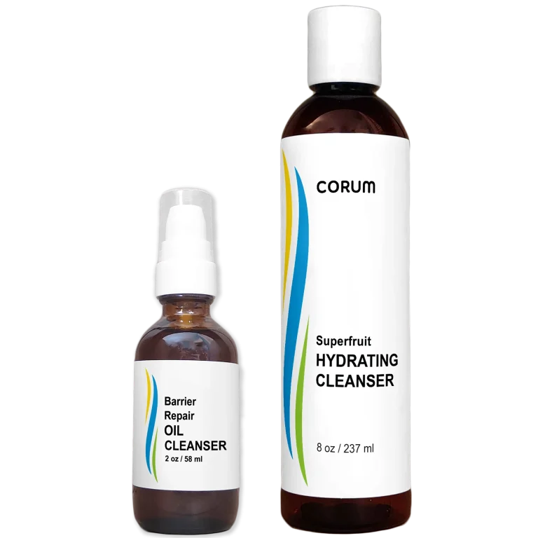 Corum Double Cleanse Duo - Oil Cleanser and Hydrating Cleanser