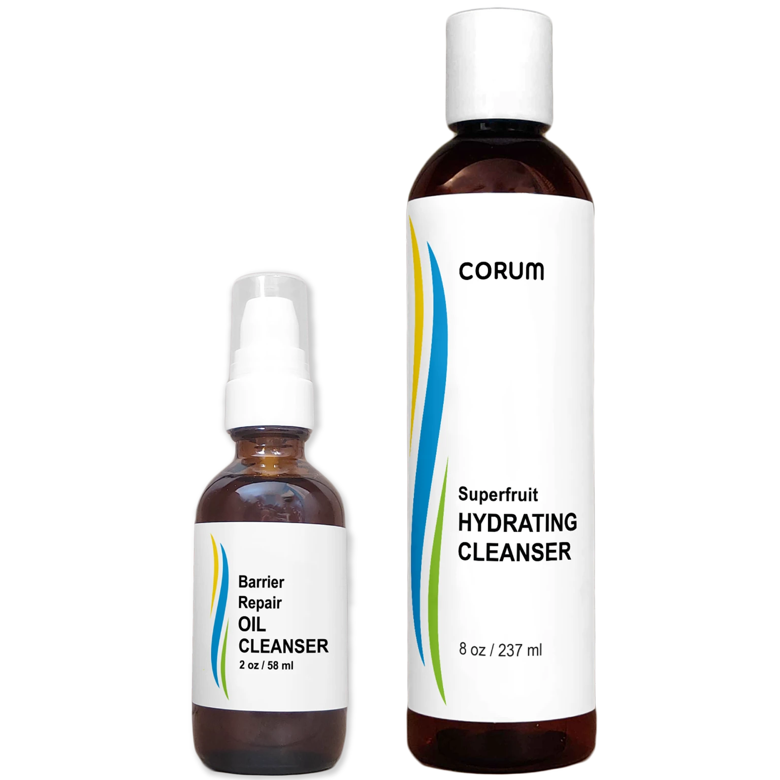 Corum Double Cleanse Duo - Oil Cleanser and Hydrating Cleanser