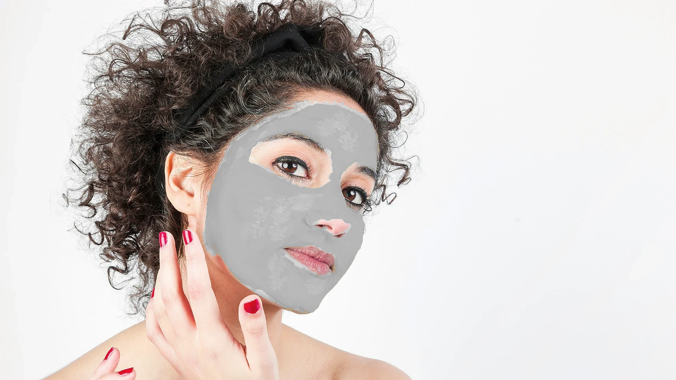 beautiful-young-woman-applying-a-natural-acne-mask